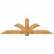 Ekena Millwork Redmond Rough Sawn Timber Gable Bracket, Western Red Cedar, 84"W x 24"H x 2"D x 6"F, 7/12 Pitch GBW084X24X0206RED00RWR - alternate 1